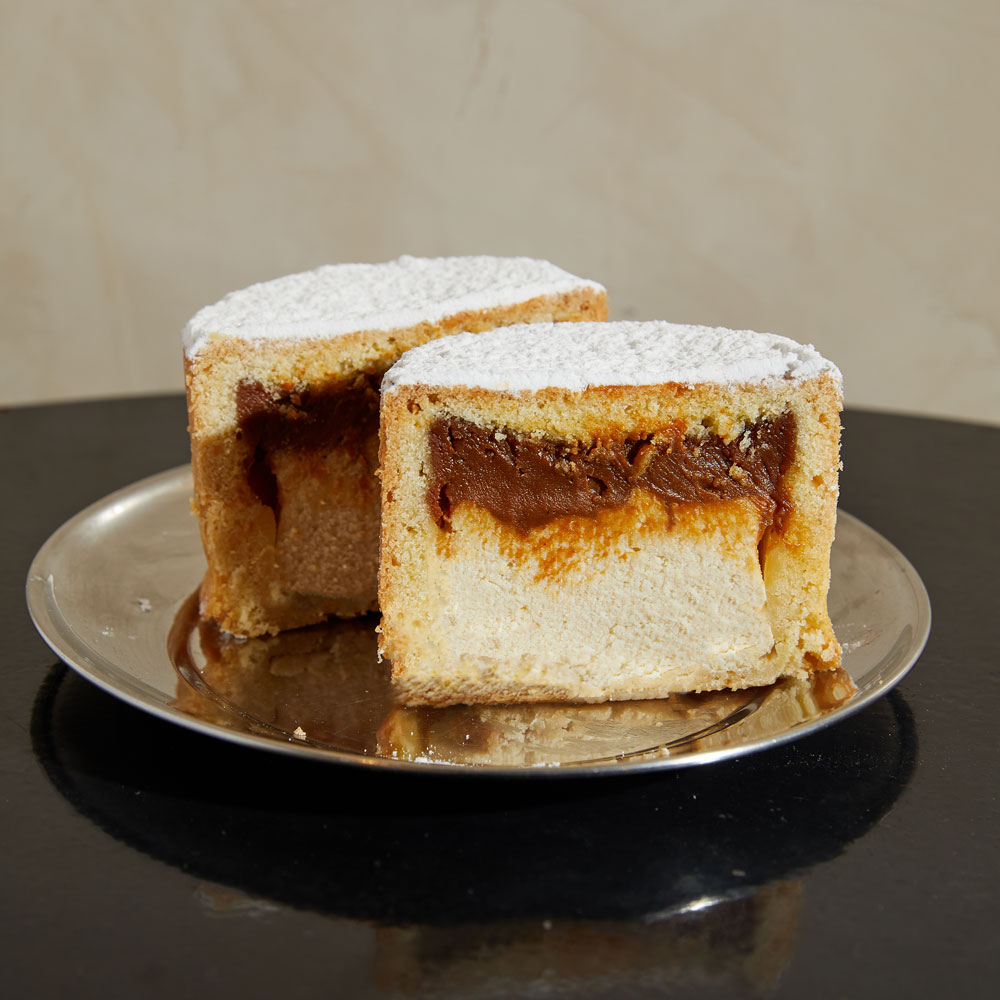 Tartas de Ricotta y Dulce de Leche X4
