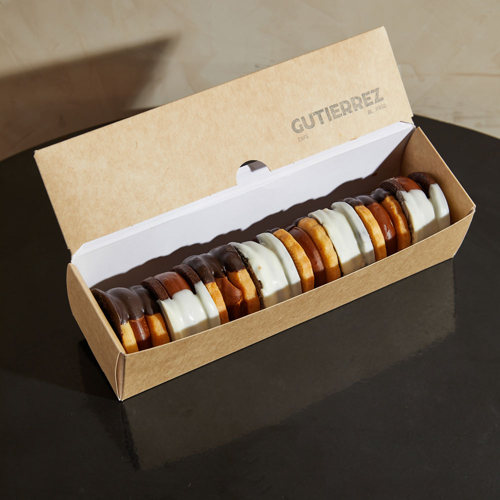 Caja de Alfajor Sablée de Vainilla X6